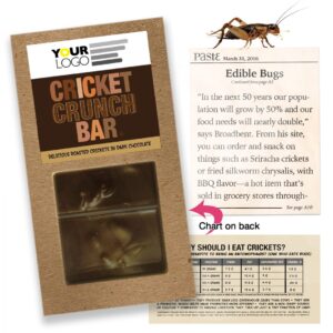 Cricket Crunch Bar Dark Chocolate