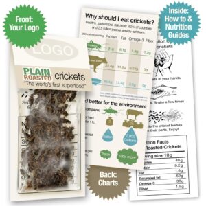 Whole Roasted Crickets Sample